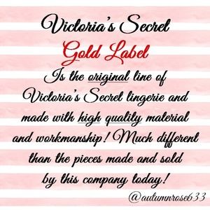 Victoria's Secret GOLD LABEL